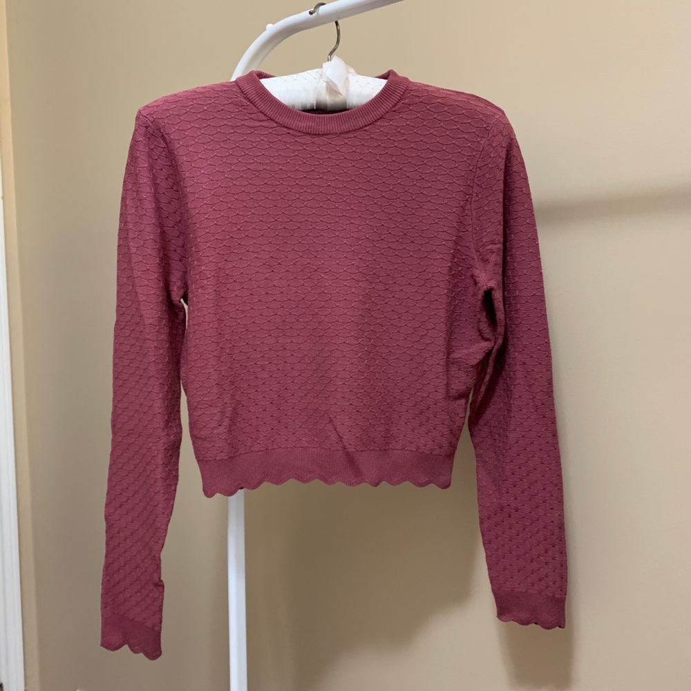 Long Sleeve Crop Top